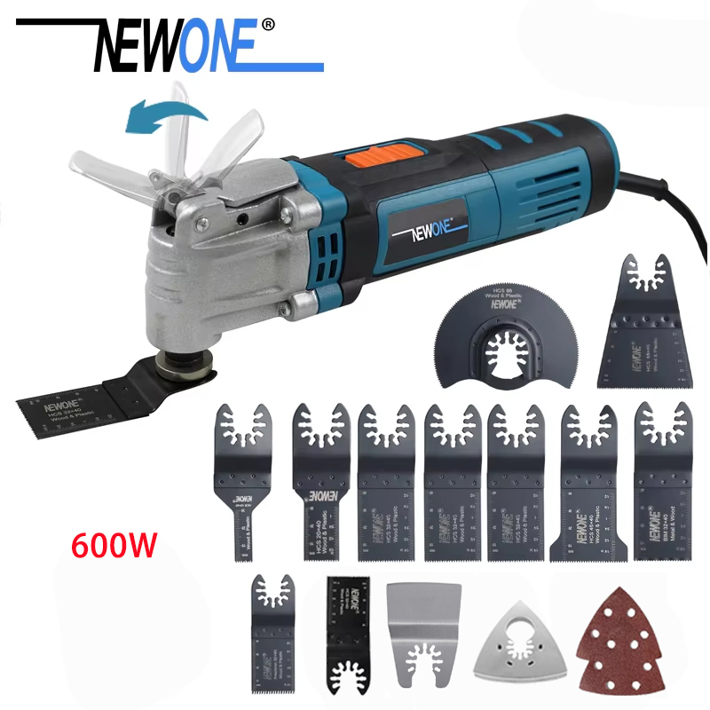 Home Improvement Warehouse - 230V 600W クイックリリース/交換式振動工具 多機能電動トリマーソー DIY ホームリフォームツール