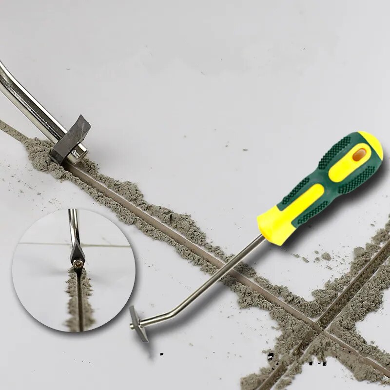 Grout Saw Removal - セラミックタイルグラウトリムーバー シームプロフェッショナルタングステンクリーナードリルビット スチールタイル隙間用 フロアウォールセメントクリーニングハンドツール
