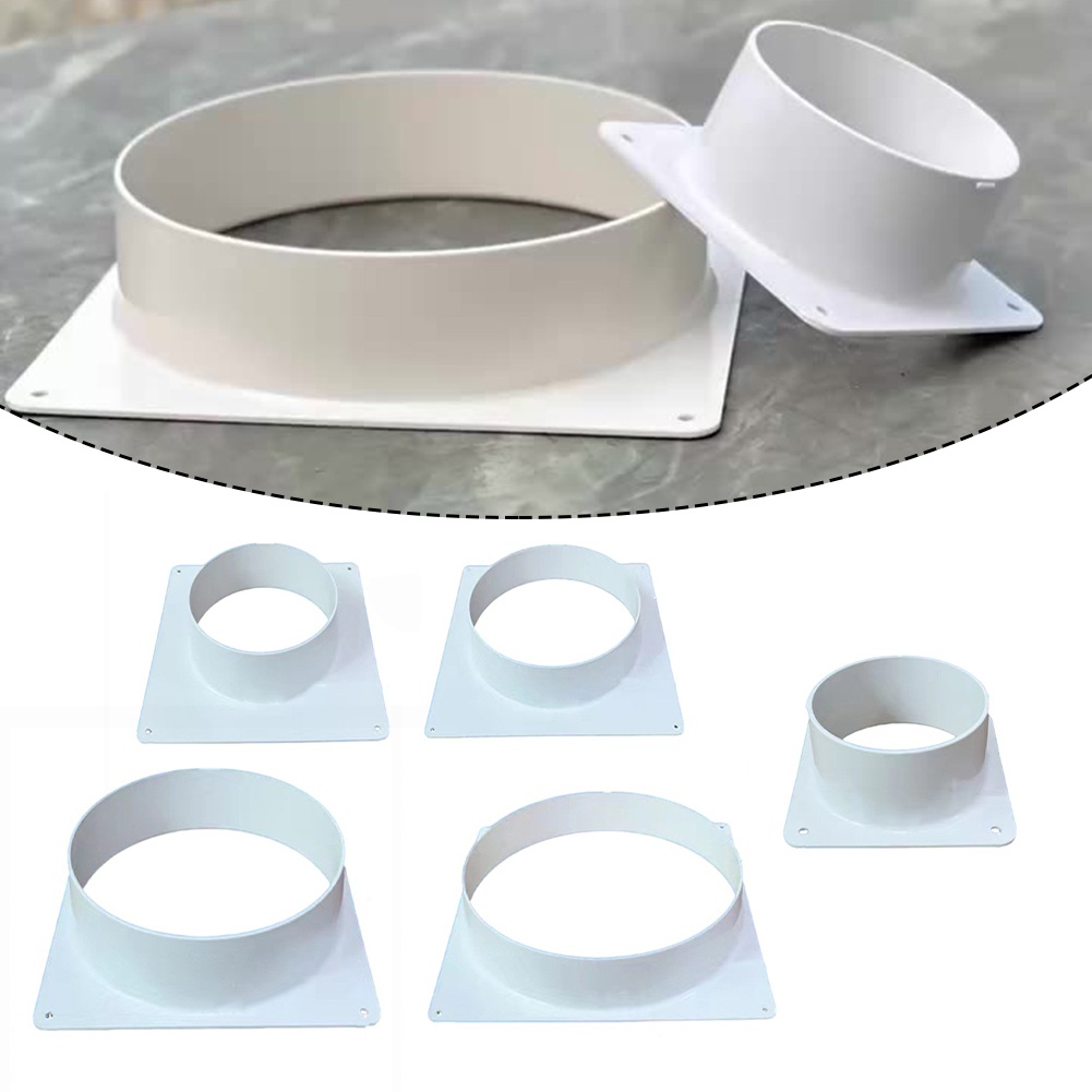 Home Improvement Warehouse - エアベントダクトコネクタフランジストレート換気パイププラスチックダクトツールホームセンター換気システムコンポーネント