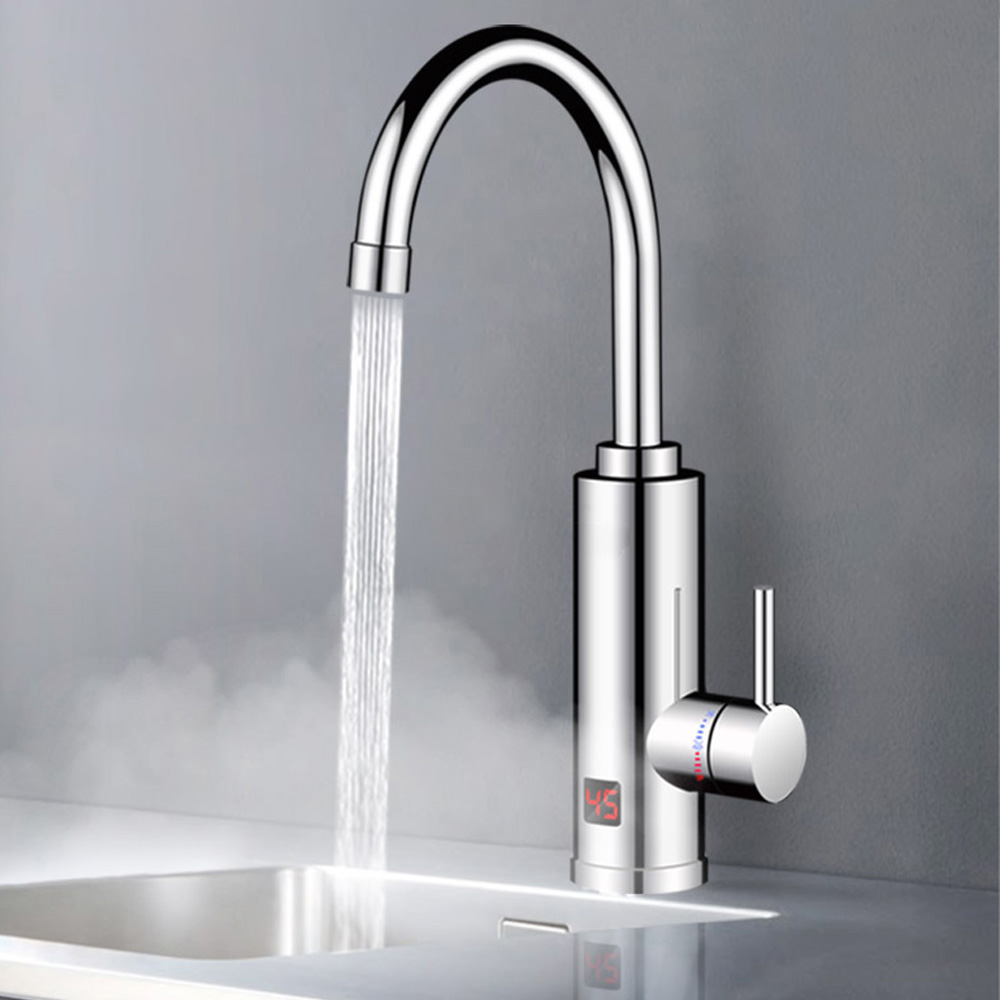 Home Improvement K&B Construction - 3000W 電気温水器 浴室 キッチン 蛇口 タンクレス給湯器