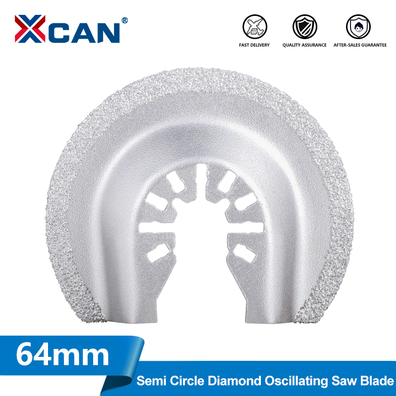 Grout Saw Removal - XCAN 1pc ダイヤモンド半円鋸刃セグメントスイングマルチツール振動刃モルタル切削工具グラウト除去用