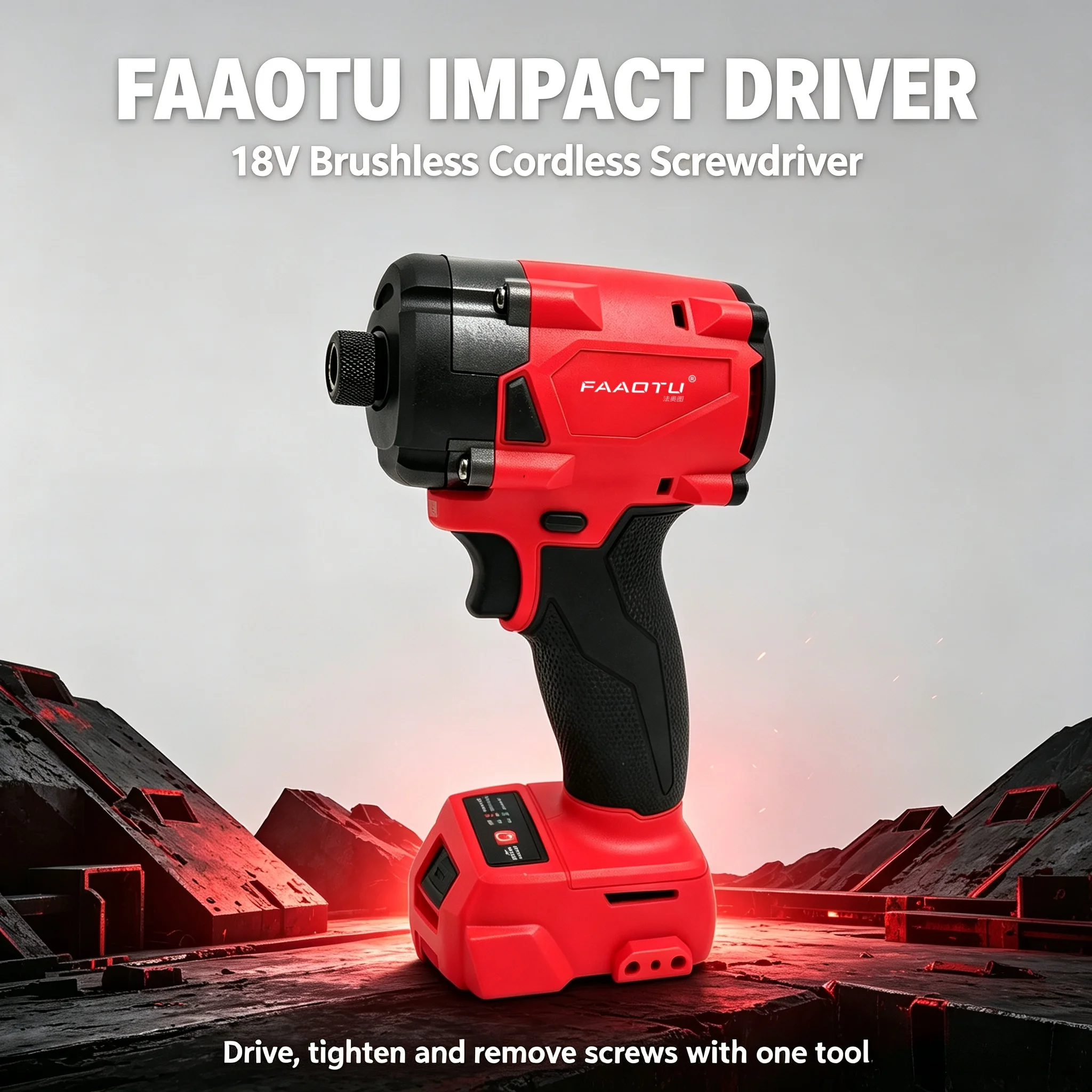 Home Improvement Usa - FAAOTU 18V コードレス電動ドライバー、DIY プロジェクトや家の改善に最適な強力な充電式ドライバー