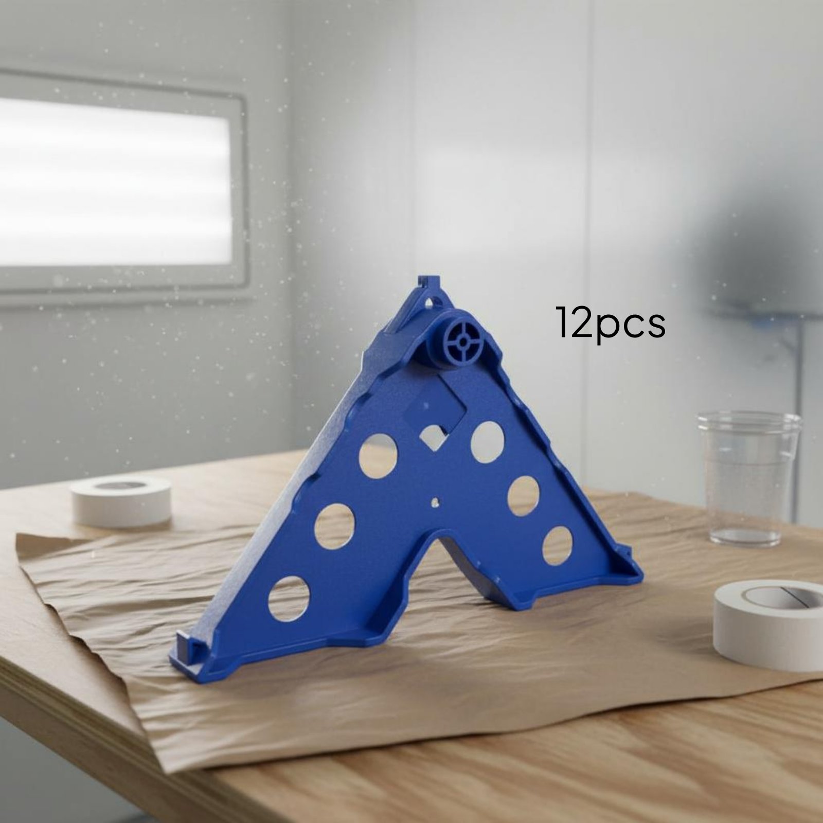 Home Improvement Usa - 3ピースピラミッドペイントスタンド、ワークピースを高め、塗装をサポートします、ホームセンター用品、再利用可能、お手入れ簡単