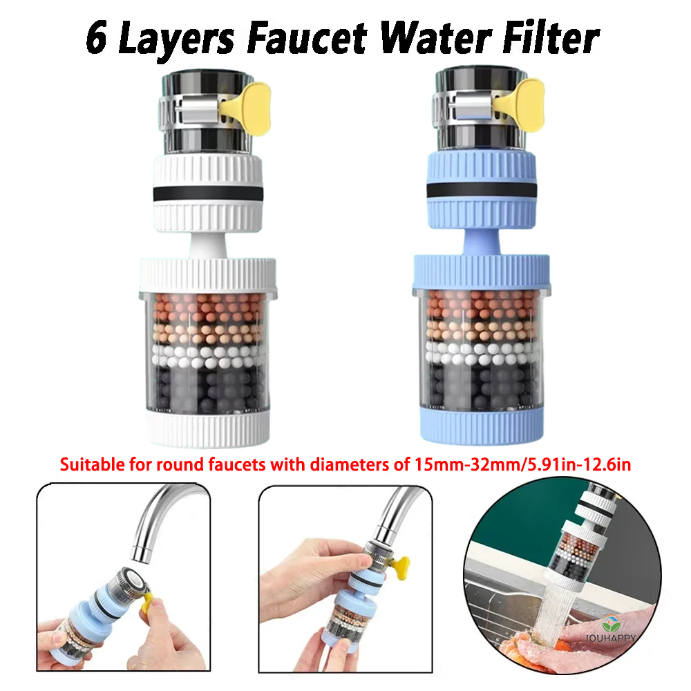 ユニバーサルシャワー蛇口 6 層蛇口水フィルタータップ浄水器 - Home Improvement K&B Construction のレビューと価格