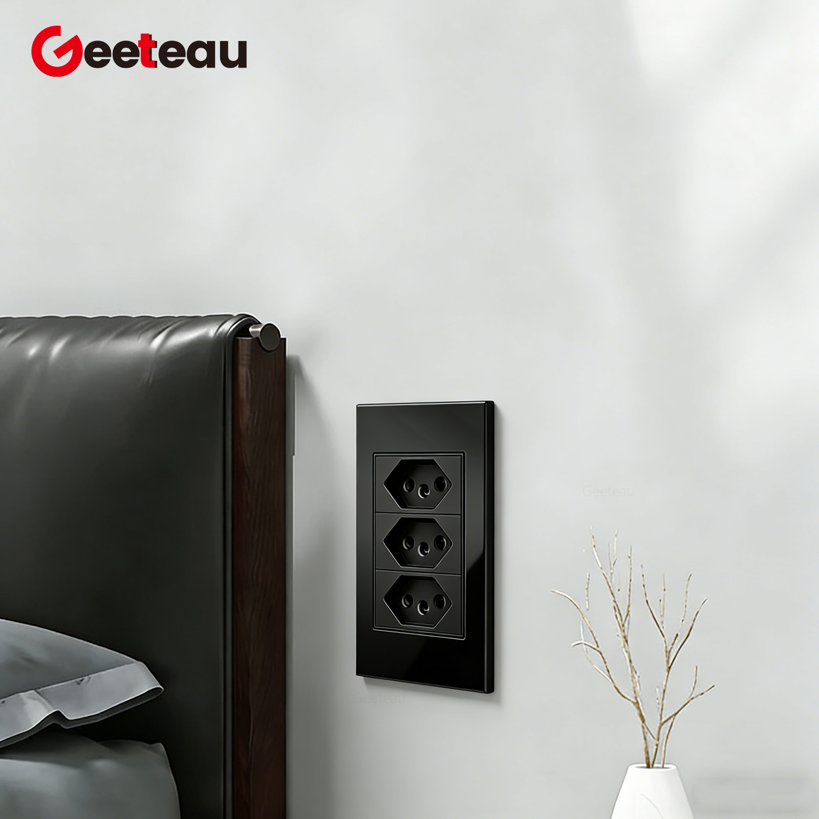Geeteau ブラジル標準 20A トリプル壁コンセント  - Home Improvement Outlet のレビューと価格