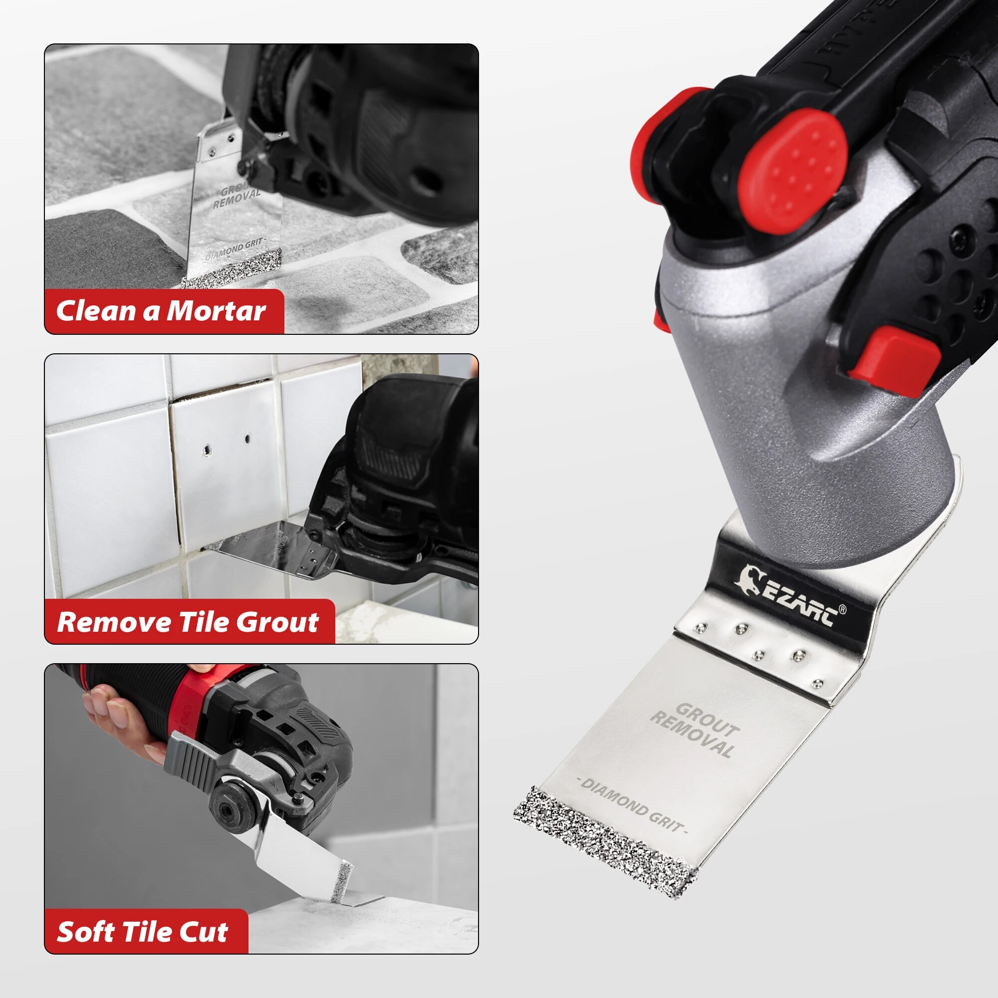 EZARC 3 個ダイヤモンド振動ブレードフラッシュカッティ - Grout Saw Removal のレビューと価格