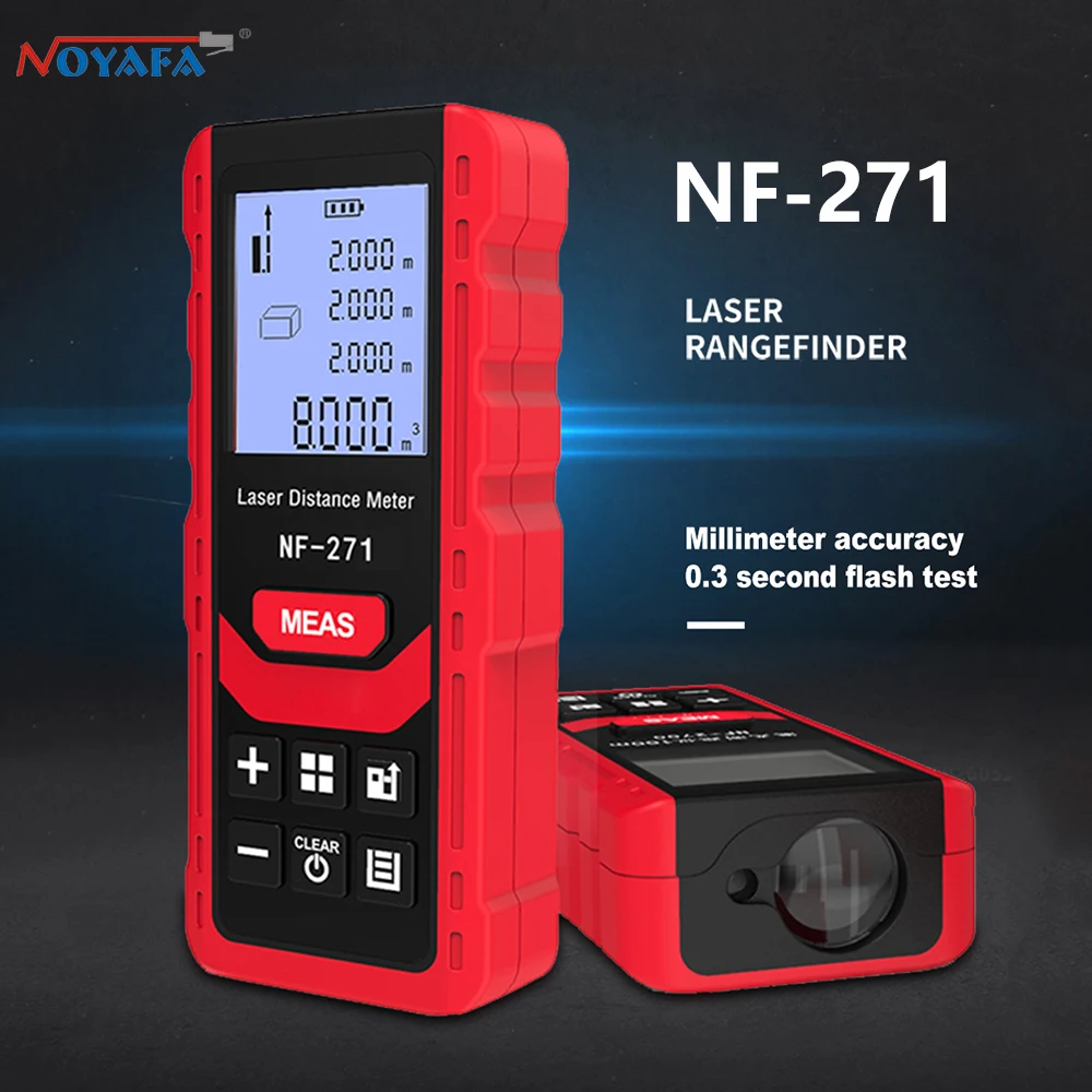 Noyafa-NF-271レーザー距離計,デジタル距離計,巻 - Home Improvement Warehouse のレビューと価格