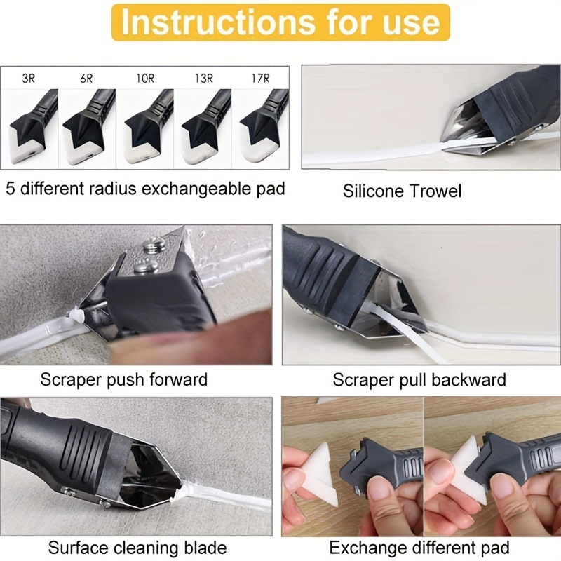 3 in 1シリコンスクレーパーシーラントスムースリムーバー - Grout Saw Removal のレビューと価格