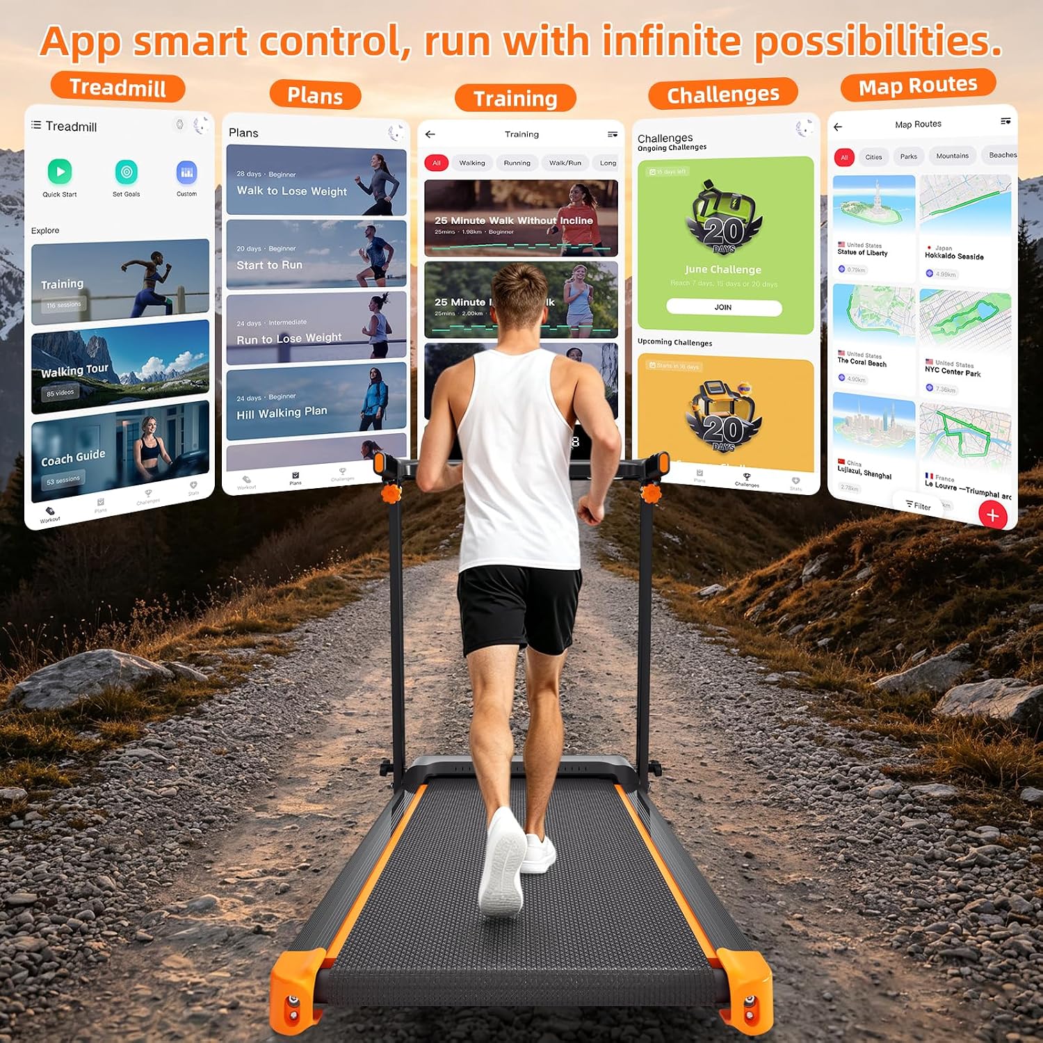 ウォーキングパッドトレッドミル、12%傾斜付きトレッドミル、 - App Home Improvement のレビューと価格