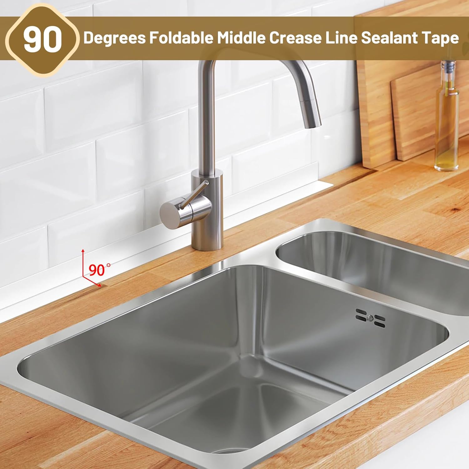 防水自己粘着カウクテープ キッチン、バスルーム、シンク、浴槽 - Home Improvement K&B Construction のレビューと価格