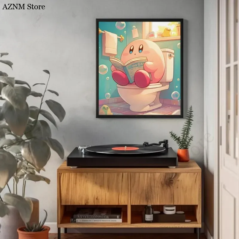 面白いバスルーム漫画ビデオゲームポスターかわいいアニメーショ - Home Improvement Kids のレビューと価格