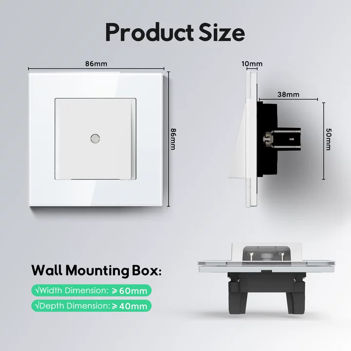 Bseed E Seires 壁配線口装飾カバー コンセント - Home Improvement Outlet のレビューと価格