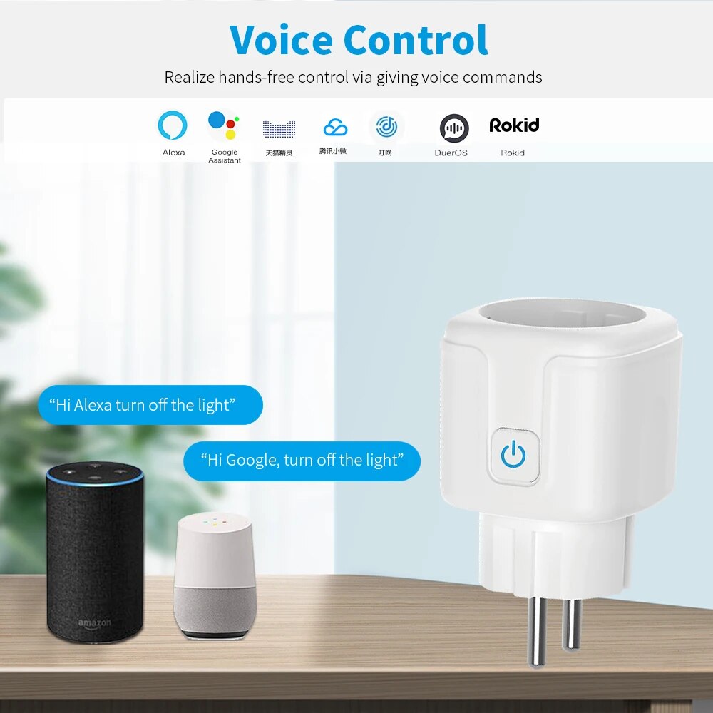 スマート EU ソケット WiFi 20A EU プラグコン - Home Improvement Outlet のレビューと価格