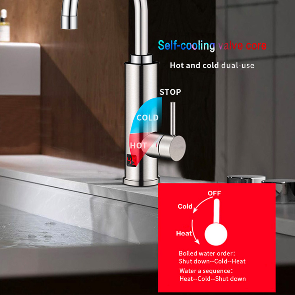 3000W 電気温水器 浴室 キッチン 蛇口 タンクレス給湯 - Home Improvement K&B Construction のレビューと価格