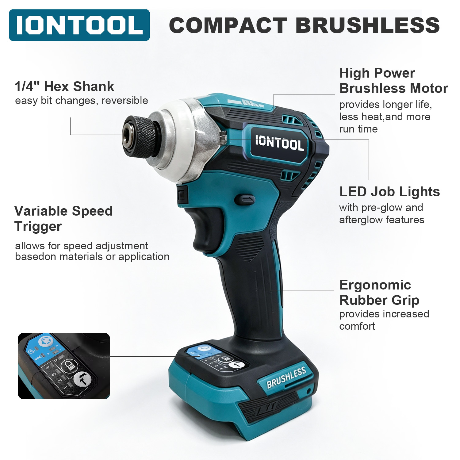 IONTOOL 3600RPM ブラシレスコードレスインパク - Home Improvement Warehouse のレビューと価格