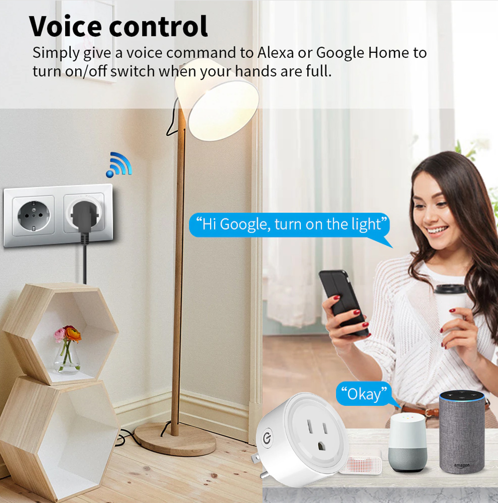 Tuya WiFi または Zigbee スマートソケット  - Home Improvement Outlet のレビューと価格