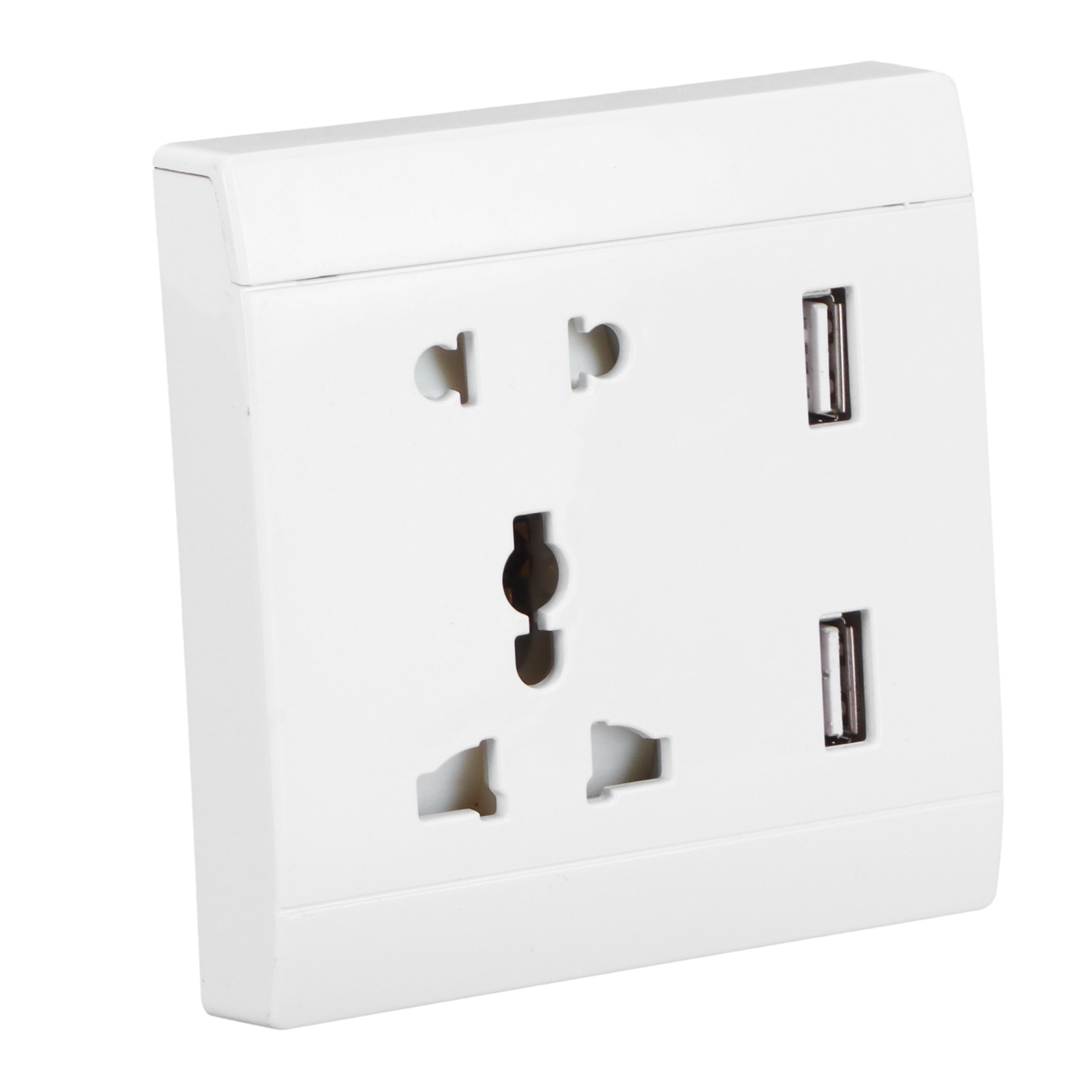 13A 多機能壁面電源コンセント 2 USB ポート付き ホ - Home Improvement Outlet のレビューと価格